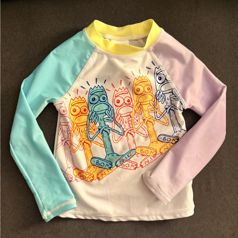 Disney Toy Story 4 Forky Kids Swim Rashguard 2T